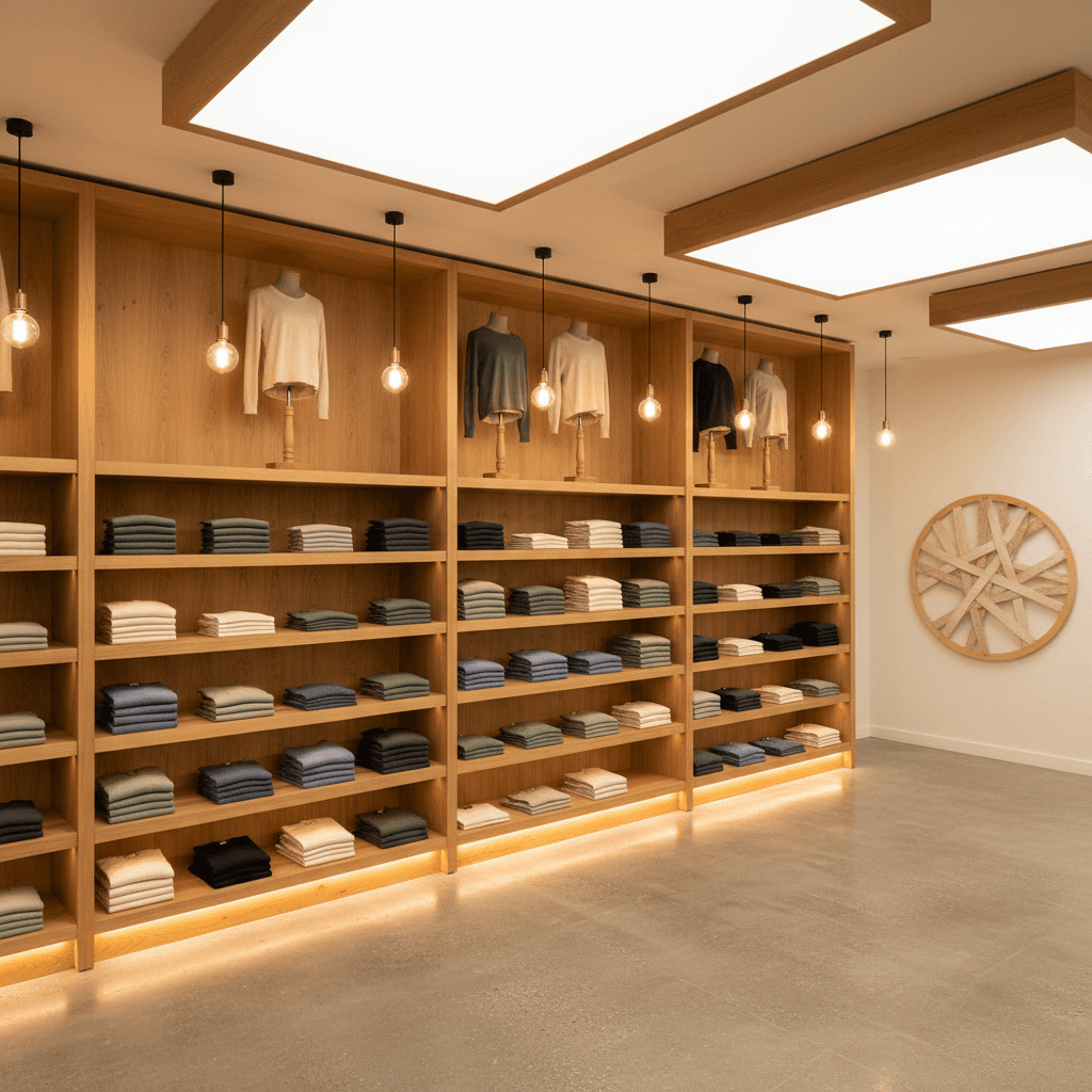 DNA clothing store interior